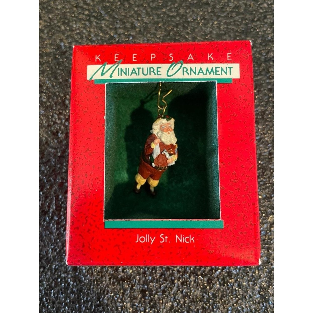 Hallmark Keepsake Miniature Ornament - "Jolly St. Nick"
